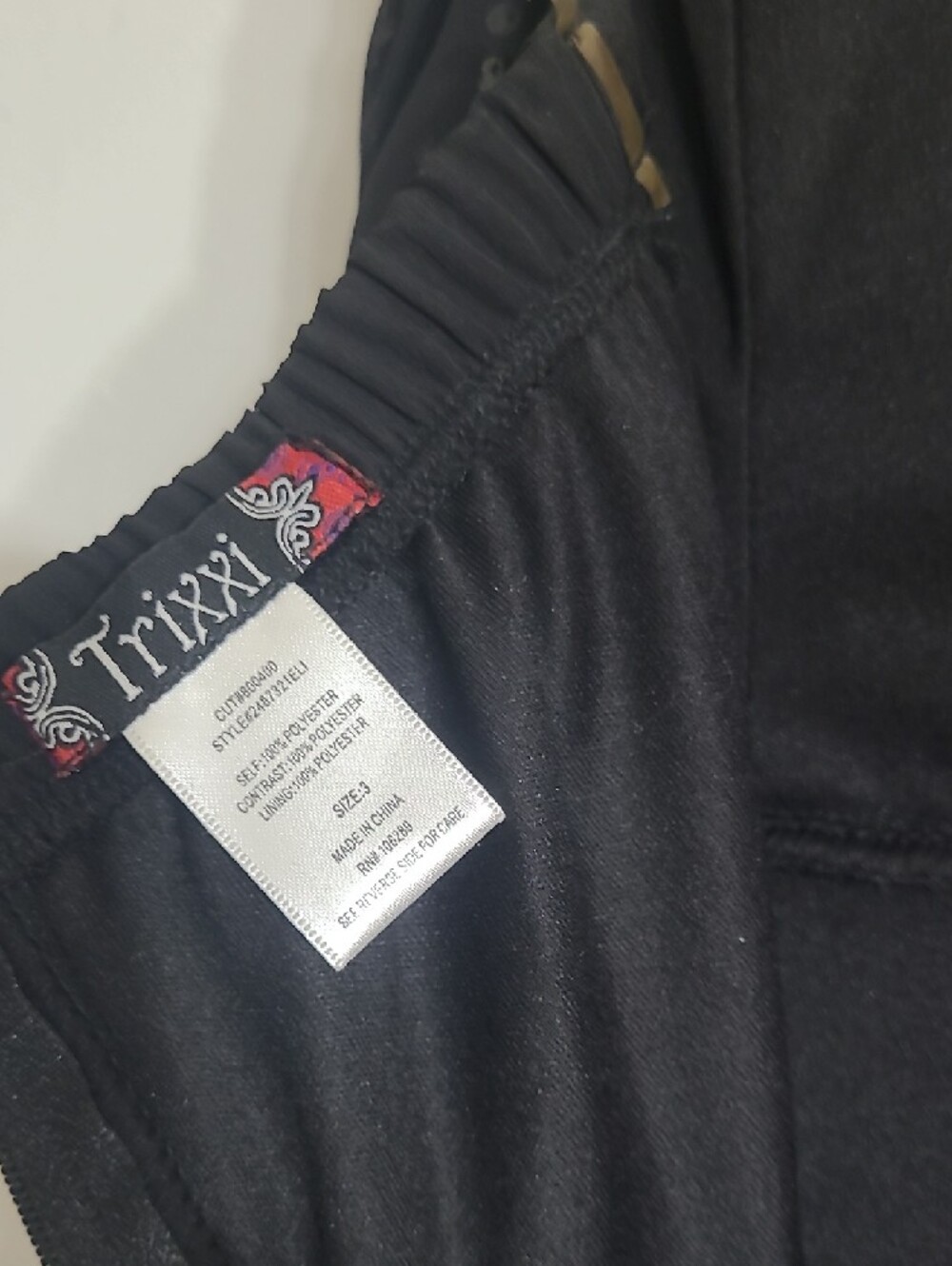 Trixxi Black Strapless Sequin Cocktail Dress, Size 3 - Picture 6 of 10